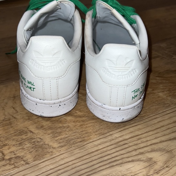 Adidas: Stan Smith Primegreen Sustainable Vegan Sneakers - Picture 6 of 11
